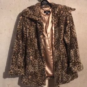 Dennis Basso faux fur coat